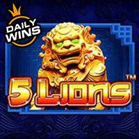 permainan slot 5 Lions™ provider Pragmatic Play dari situs slot gacor MEONGTOTO
